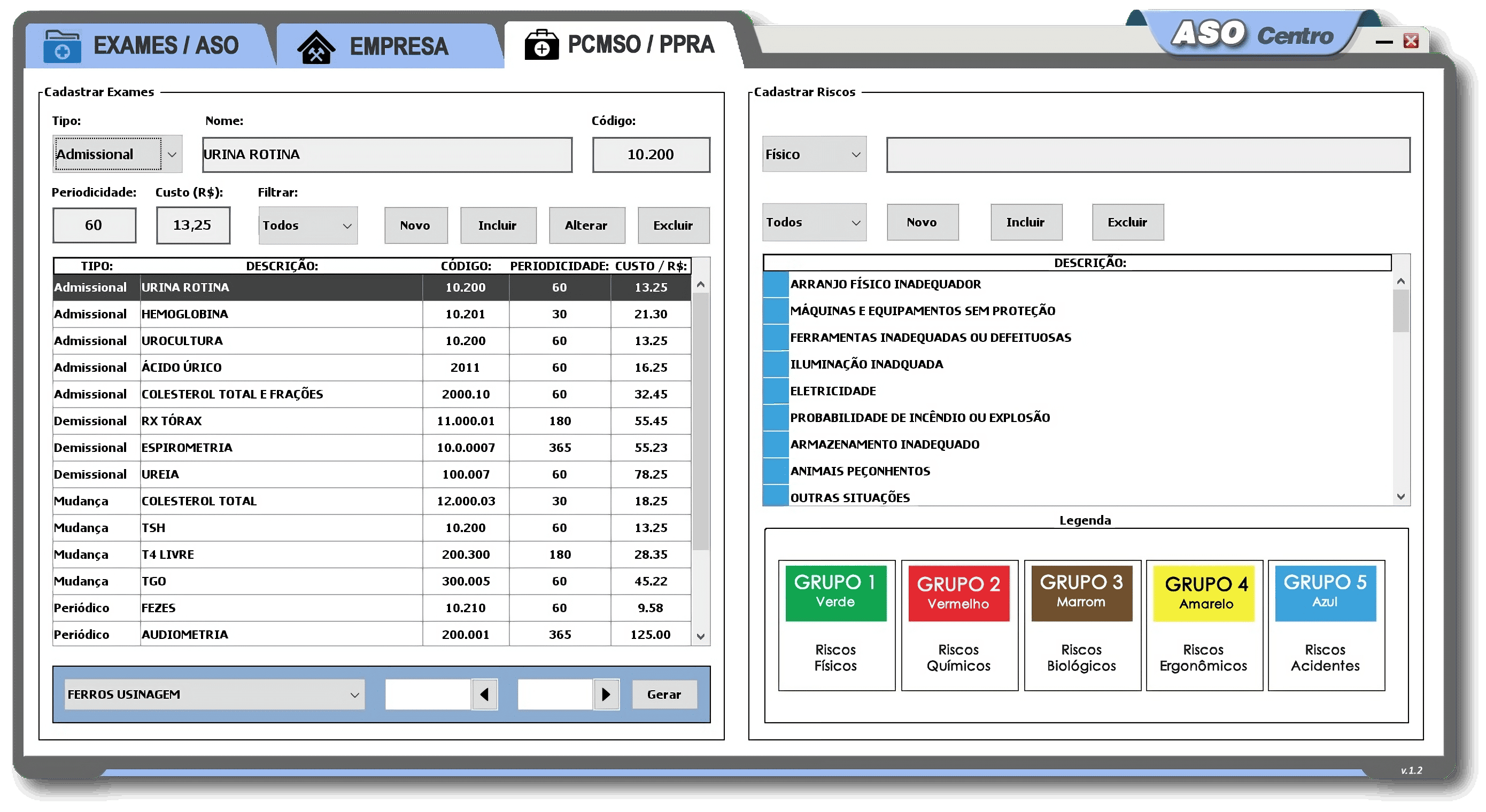 Software gestão aso e emissão de atestado